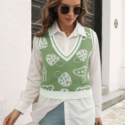 Oh Rare Women Crop Sweater Vest-image-18