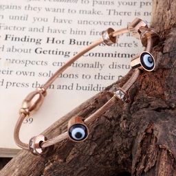 Zabby Allen Stainless Steel Bangle-Style Bracelet-image-72