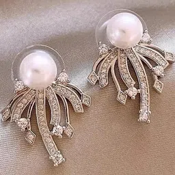 Anouk Women Teardrop Shaped Studs Earrings-89