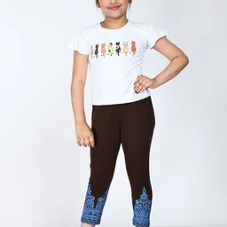 BAESD Girls Printed Slim Fit High-Rise Capris-image-55