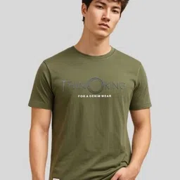 SUN 'N' SUMMER Typography Printed Round Neck Tshirt-image-90