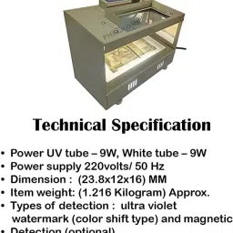 FHELKONS Fake Note Detector Machine Note Counting Machine image 4