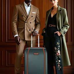 FUR JADEN Wayfarer Hard Sided Medium Trolley Suitcase-57