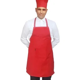 SWITCHON Red Apron With Hat image 2