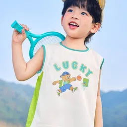 LULU & SKY Boys Printed T-shirt with Shorts-picture-11