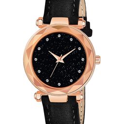 Gopal Shopcart Women Round Dial & Regular Analogue Watch GR379RG 12D BLK Vel L-image-96