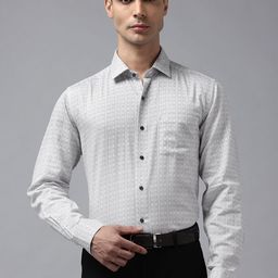Arrow Manhattan Slim Fit Floral Printed Formal Shirt-picture-9