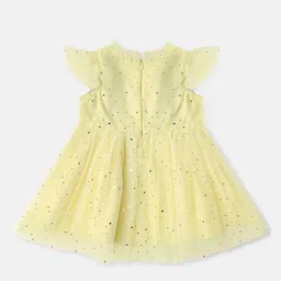 Nauti Nati Embellished Flutter Sleeve Net A-Line Dress image 2