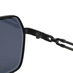 HASHTAG EYEWEAR Unisex Rectangle Sunglasses with Polarised and UV Protected Lens image 3