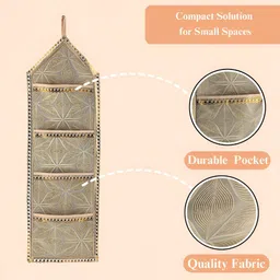 Aura Gold-Toned Set of 1 Regular Multi-Utility Organisers image 5