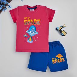 KIDSCUTE Boys Printed T-shirt with Shorts-image-42