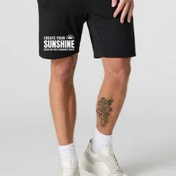 FABSTIEVE Men Solid Printed Low-Rise Cotton Shorts-image-87
