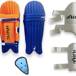 Premium Leg Guard, Groin Guard, Arm & Thigh (Men Size 15yrs & above) Cricket Guard Combo-image-71