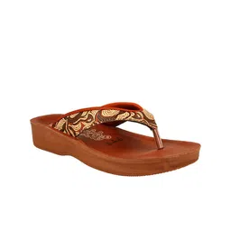 Aeroblu Women Printed Open Toe Flats-43
