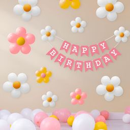 Special You Set Of 60 White & Pink Festive Decors-picture-33