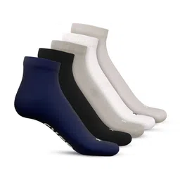TalkingSox Unisex Pack Of 5 Moisture Wicking Bamboo Ankle Length Socks-image-81