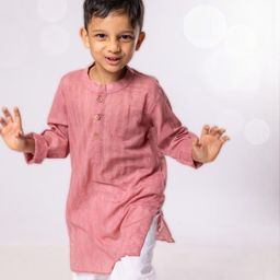 Tura Turi Boys Pink Kurta Sets-image-15