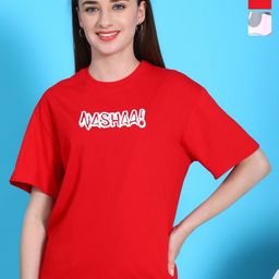 Dreambe Women Typography 2 Wonder Woman Printed Applique T-shirt-image-74