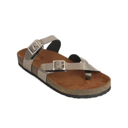 MOZAFIA Women One Toe Flats with Buckles-picture-50