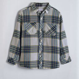 Hopscotch Kids Boys Multi Checked Cotton Spread Collar Long Sleeves Regular Casual Jackets-picture-36
