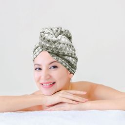 HOUSSE Grey & White 1 Piece Striped Other 300 GSM Towel Set-image-16