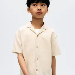 H&M Linen-Blend Resort Shirt-image-81