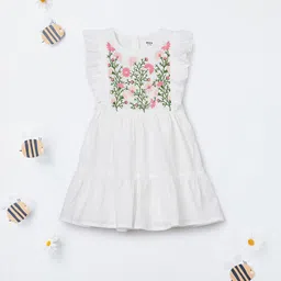 max Floral Flutter Sleeve Fit & Flare Dress-24