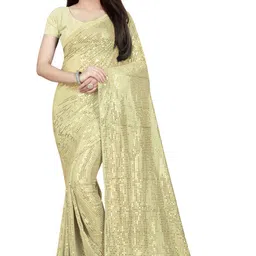 Moda Rapido Embellished Sequinned Pure Georgette Saree-image-79