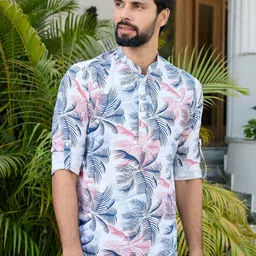 See Designs Men Floral Printed Daily Straight Kurta-picture-13