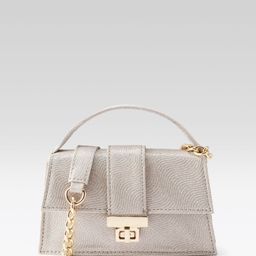 Carlton London Gold Textured Sling Bag-29