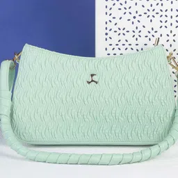Mochi Women Textured Structured Shoulder Bag-20