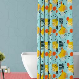 ArtzFolio Single Piece Waterproof Polyester Shower Curtain-image-94