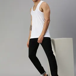 CAVENDERS Pack Of 5 Pure Cotton Basic Vests C37=-SWIFT---5- ---85 image 4