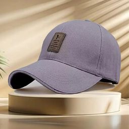 SELLORIA Men Cotton Baseball Cap with Patch Detail-10