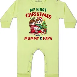 arvesa My First Christmas Printed Baby Rompers-picture-21
