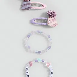 Mango Kids Girls Tic Tac Hair Clip With Bracelets-20