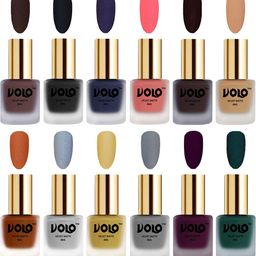 VOLO Set Of 12 Velvet Matte Nail Polish - 8 ml Each-21