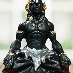 Tiny Shiny Adiyogi Shiv Idol Statue Showpiece-picture-27