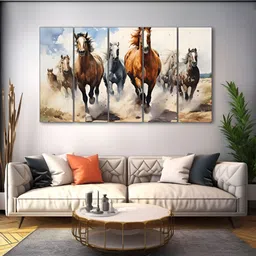 The Castle Decor White And Brown Wood Birds And Animals Wall Art-18