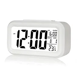 basics IND White Contemporary Alarm Clock-27