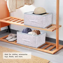 Kuber Industries Grey Set of 1 Regular Drawer Organiser Organisers image 4