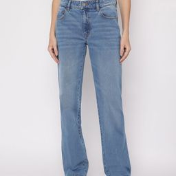 GUESS Women Straight Fit High-Rise Jeans-image-86