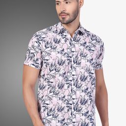 D Finish Men Smart Floral Printed Casual Shirt-image-92