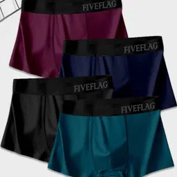 FiveFlag Pack of 4 Multicoloured Modal Trunks-image-16