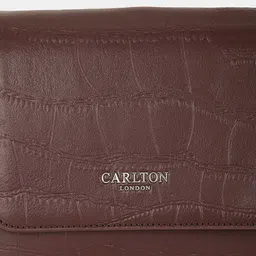 Carlton London Textured Structured Shoulder Bag image 5