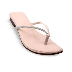 Bohekant Women Embellished Party T-Strap Flats-image-95