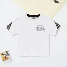 max Boys Typography Printed Pockets T-shirt-9