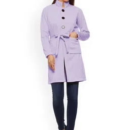 ROARERS Single-Breasted Wrap Coat-image-3