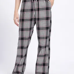 glitchez Women Twill Weave Checked Pyjamas-picture-45