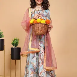 NIVUDI Girls Printed Ready to Wear Lehenga Choli-55